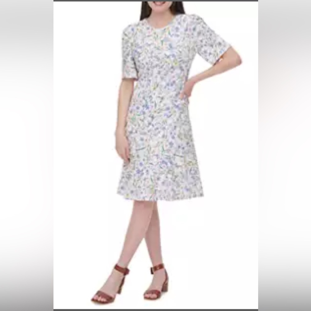 Calvin Klein Multicolor Floral Dress Good condition